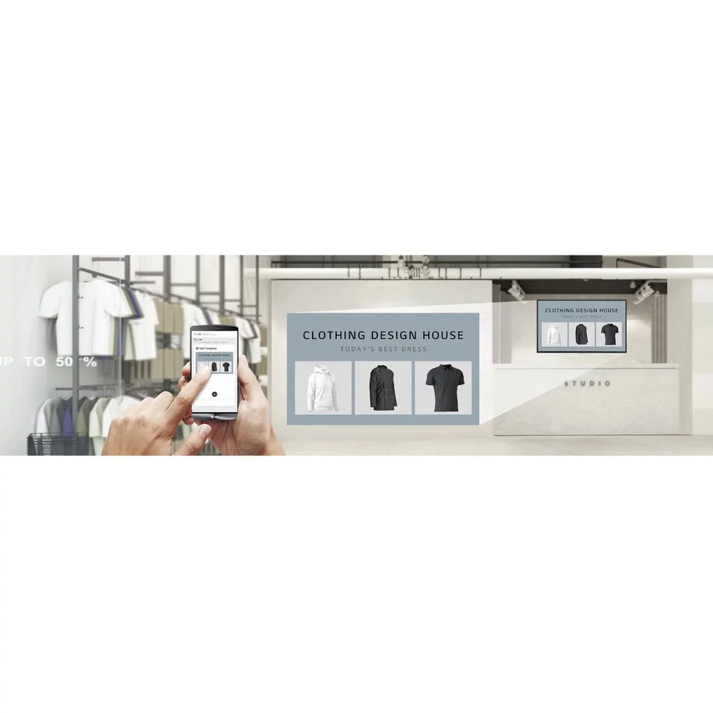 LG 49\" LCD 4K Sizeignage Video Monitor Display, Black