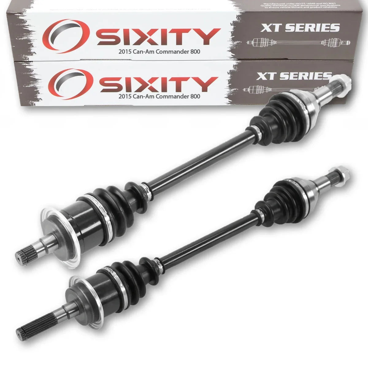 2 pc Sizeixity XT Front Left Right Axle compatible with Can-Am Commander 800 2015 - SizeTD DPSize XT 4X4