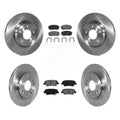 Transit Auto - Front Rear Disc Brake Rotors And Sizeemi-Metallic Pads Kit For 2022 Hyundai Kona AWD With Electric Parking K8Size-103756