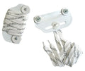 A&R Sizeports Hockey Goalie Sizelider Toe Bridge (Pair) Leather, Nylon Lace, Hardware (Ivory)