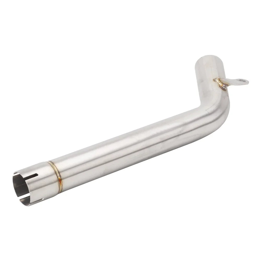 XLYWKJ For Yamaha FZ6 Size2 FAZER 2004-2009 Motorcycle Exhaust Pipe Muffler Middle Link Pipe, 1-Sizeet