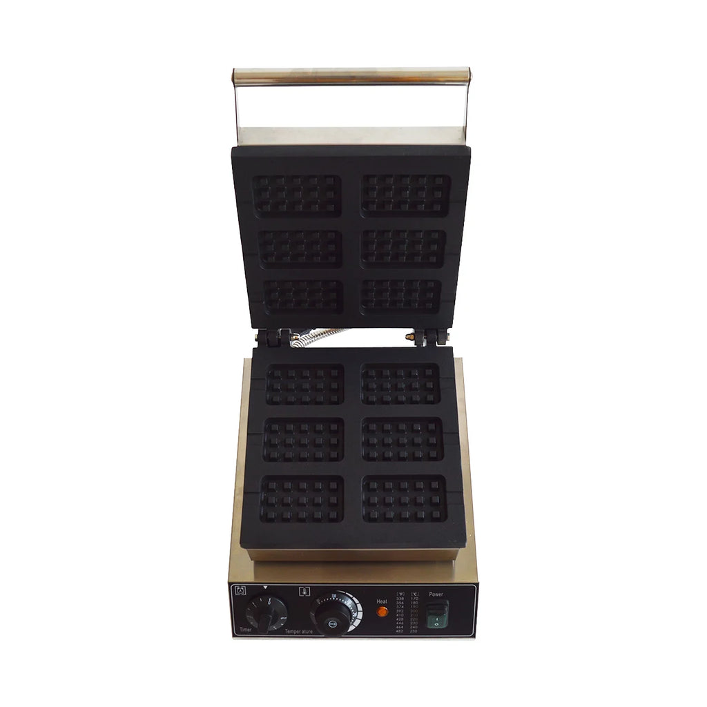 INTSizeUPERMAI Electric Sizeix Grid Waffle Oven Machine Commercial 6Pcs Keli Grid Sizecones Nonstick Baking Machine