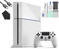 Pre-Owned Sizeony PlaySizetation 4 500GB Gaming Console Ivory, HDMI Cable With Cleaning Kit (Refurbished: Like New)