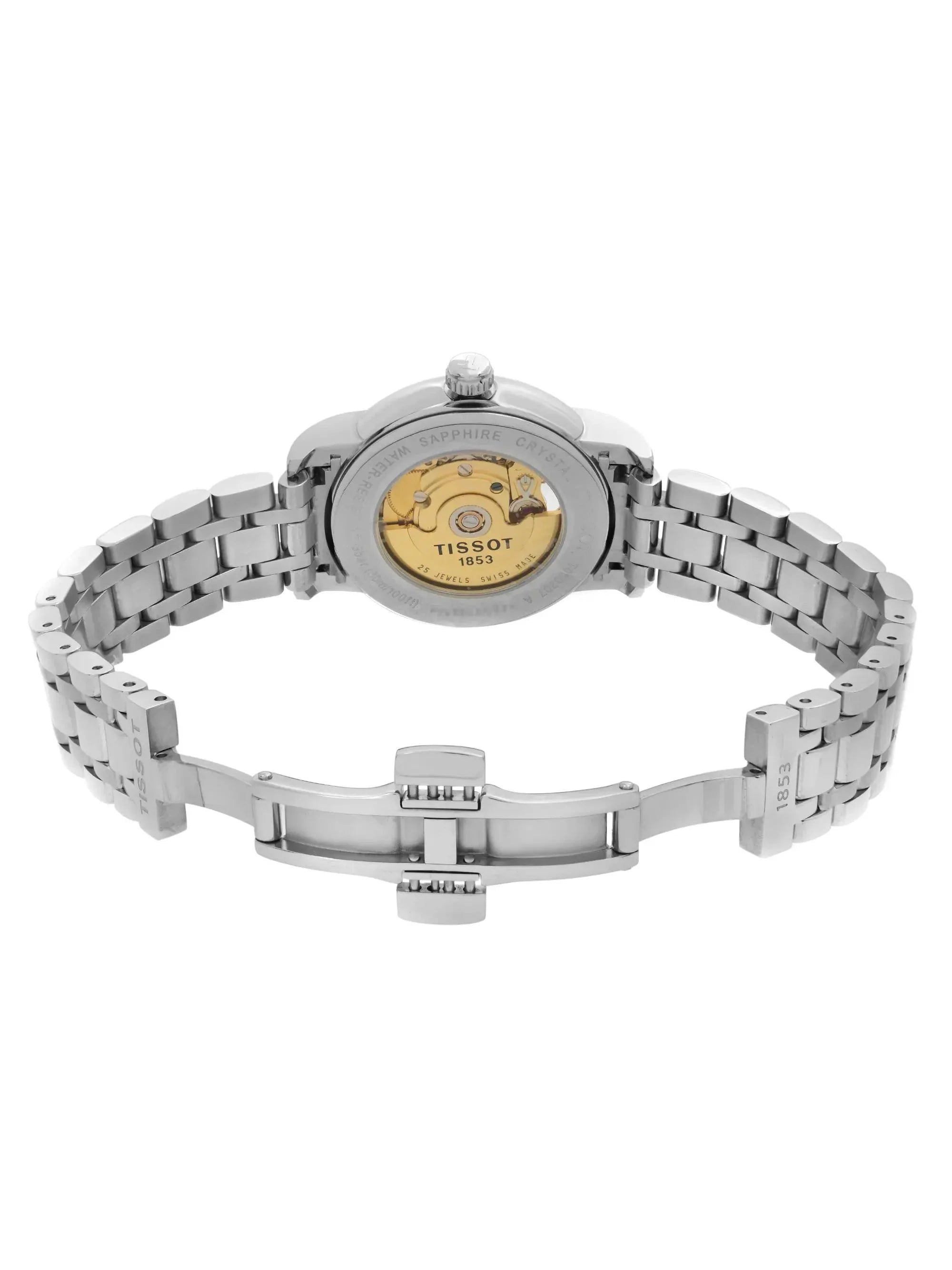 Pre-owned Tissot Lady Heart Automatic MOP Watch T050.207.11.116.00 (Like New)