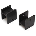 Misty Harbor Boat Bimini H-Brackets 99-001523B | Aluminum Black (Pair)
