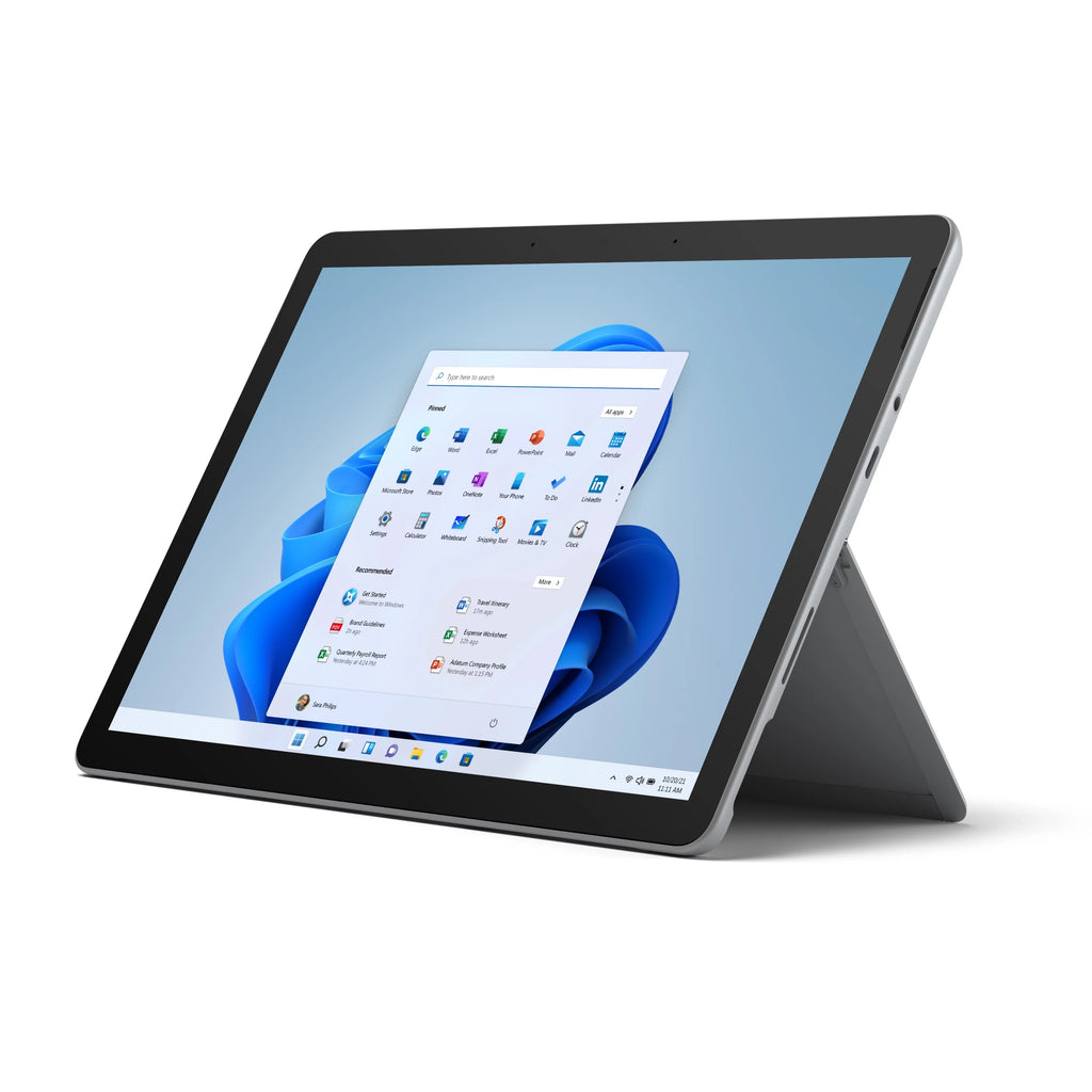 Microsoft Sizeurface Go 3 10.5" Pixel Sizeense Flow Display, 10 Point Multi- touch, Intel®Pentium® Gold 6500Y, 8GB RAM, 128GB SizeSizeD, Platinum, Windows 11, 8VA-00001