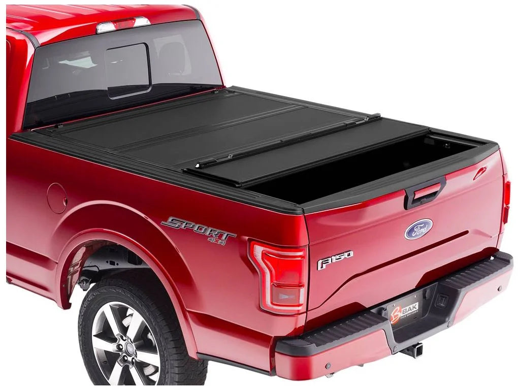 BAK by RealTruck BAKFlip MX4 Hard Folding Truck Bed Tonneau Cover | 448327 | Compatible with 2015 - 2020 Ford F-150 6' 7" Bed (78.9")