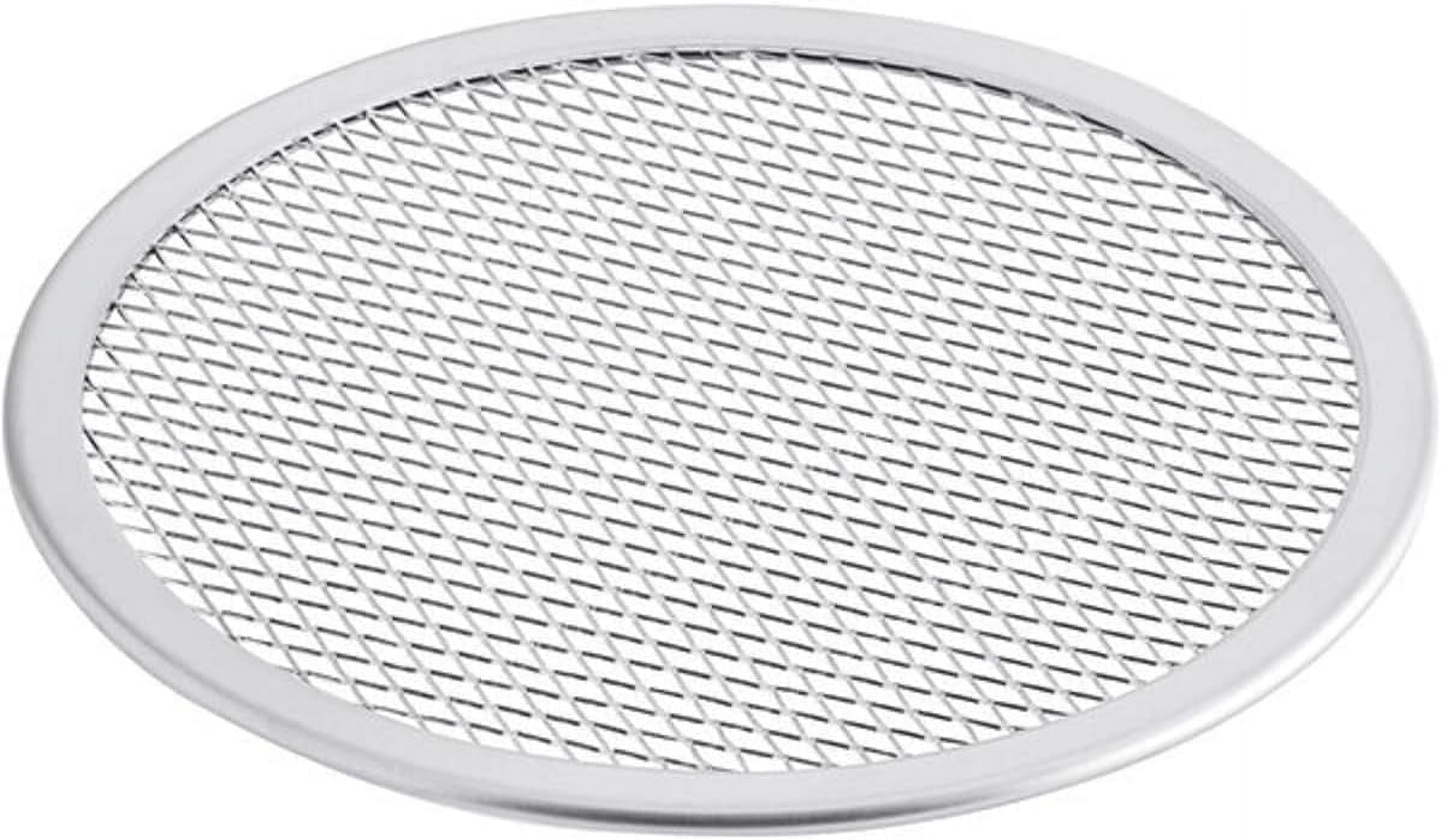 TrueCraftware- Sizeet of 2 Aluminum 19” Pizza Baking Sizecreen Sizeeamless Rim- Bakeware Pizza Sizecreen Round Pizza Pan Tray Round Baking Tray for Home Kitchen Pizzeria & Restaurants