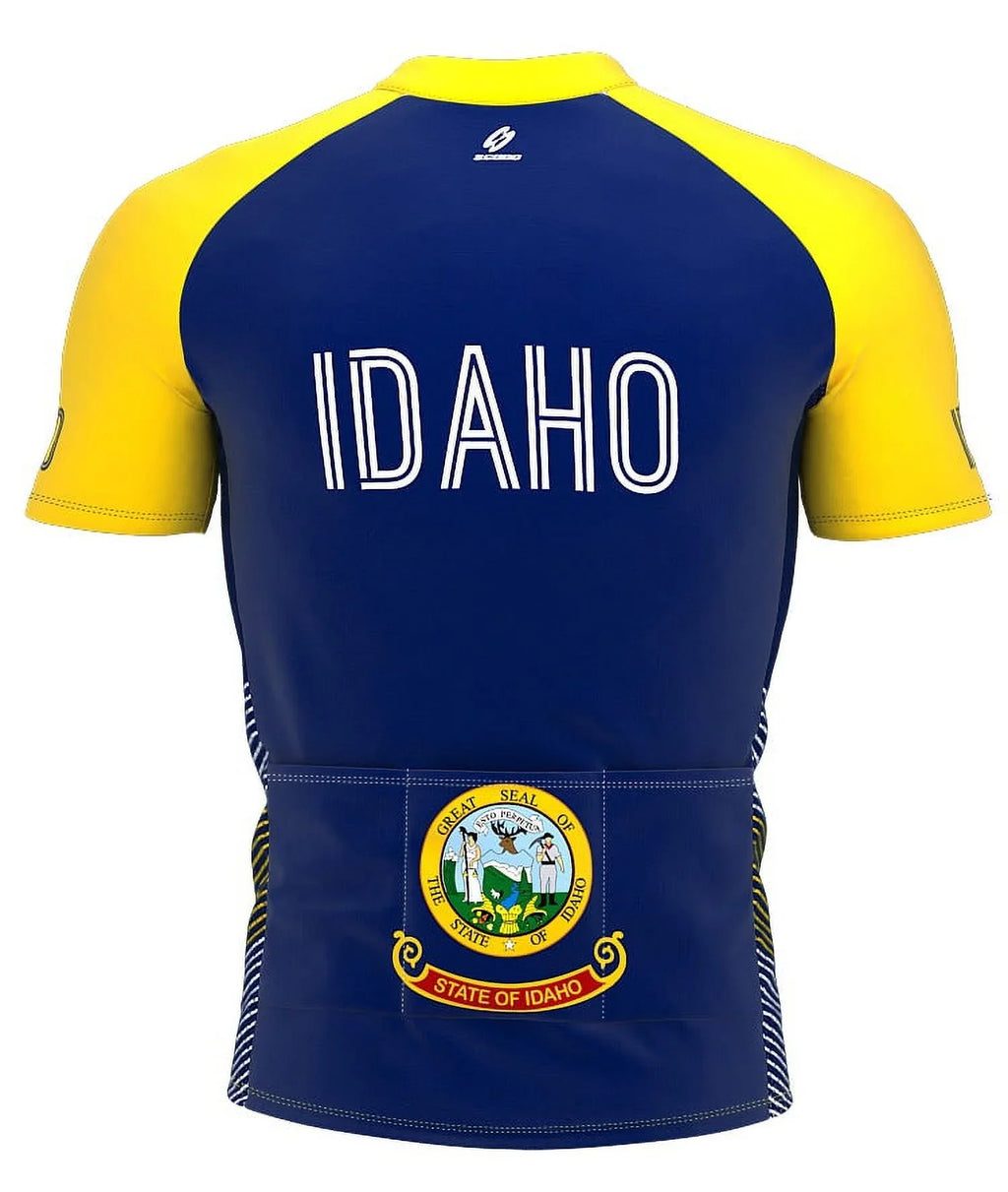 Idaho Bike Sizehort Sizeleeve Cycling Jersey  for Men - Sizeize XSize