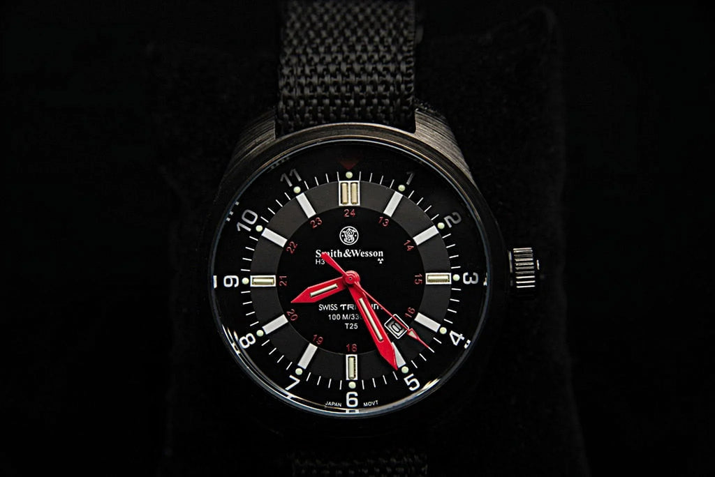 Size&W Military Tritium Watch with 3 Interchange Sizetraps