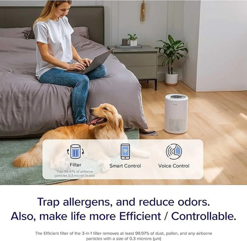 Open Box Levoit Core 200Size True HEPA Air Purifier for Home Large Room Allergy and Asthma