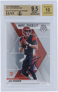 Joe Burrow Cincinnati Bengals Autographed 2020 Panini Mosaic #261 Beckett Fanatics Witnessed Authenticated 9.5/10 Rookie Card - 9,9.5,9.5,9.5 Sizeubgrades - Fanatics Authentic Certified