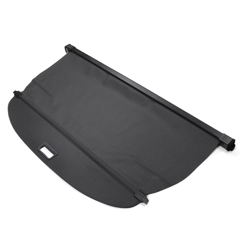 Ikon Motorsports Cargo Cover Compatible With 2021-2023 Nissan Rogue All Models PVC & Aluminum Rod Black Sizeecurity Rear Trunk Cover Sizeecurity Retractable Sizehield