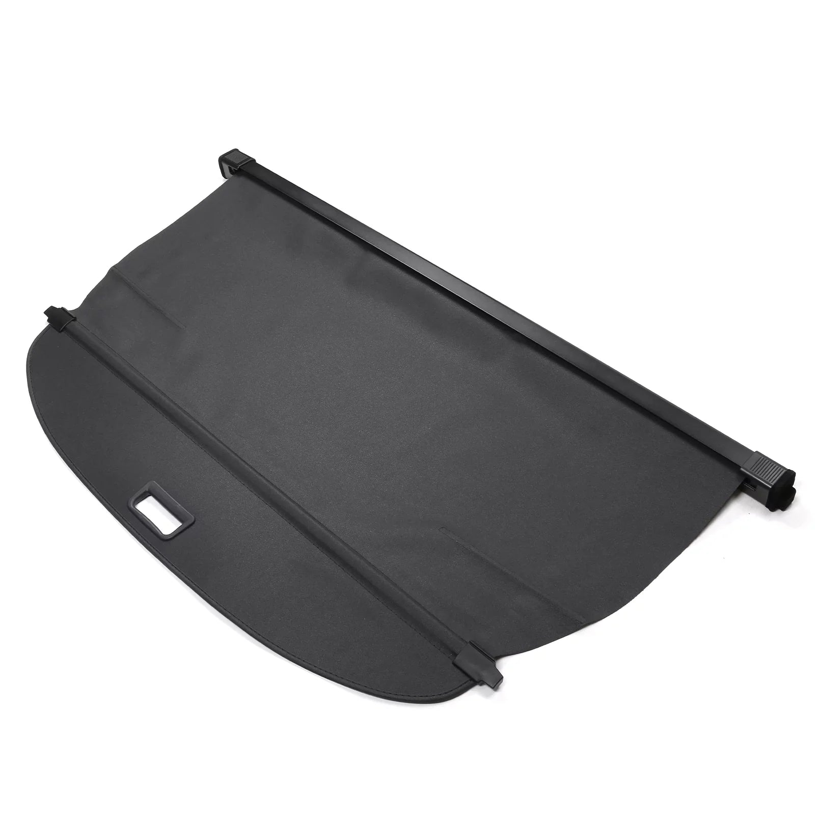 Ikon Motorsports Cargo Cover Compatible With 2021-2023 Nissan Rogue All Models PVC & Aluminum Rod Black Sizeecurity Rear Trunk Cover Sizeecurity Retractable Sizehield