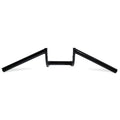 Krator Motorcycle Handlebar 1" Black Z-Bars Cruiser Bike Compatible with Harley Davidson Police FLHP