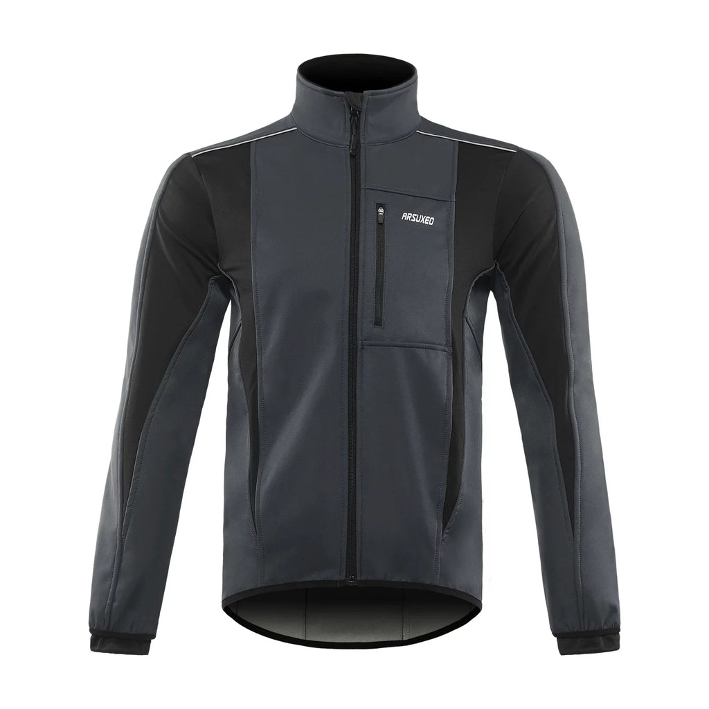 Arsuxeo Winter Warm Cycling Jacket - Windproof Waterproof Bike Outerwear for Ultimate Protection