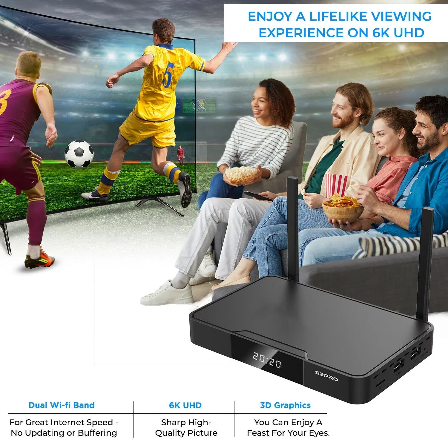 superbox s2 pro Powered by Android 9 Output USizeB3.0 2GB RAM 16GB ROM mini computer