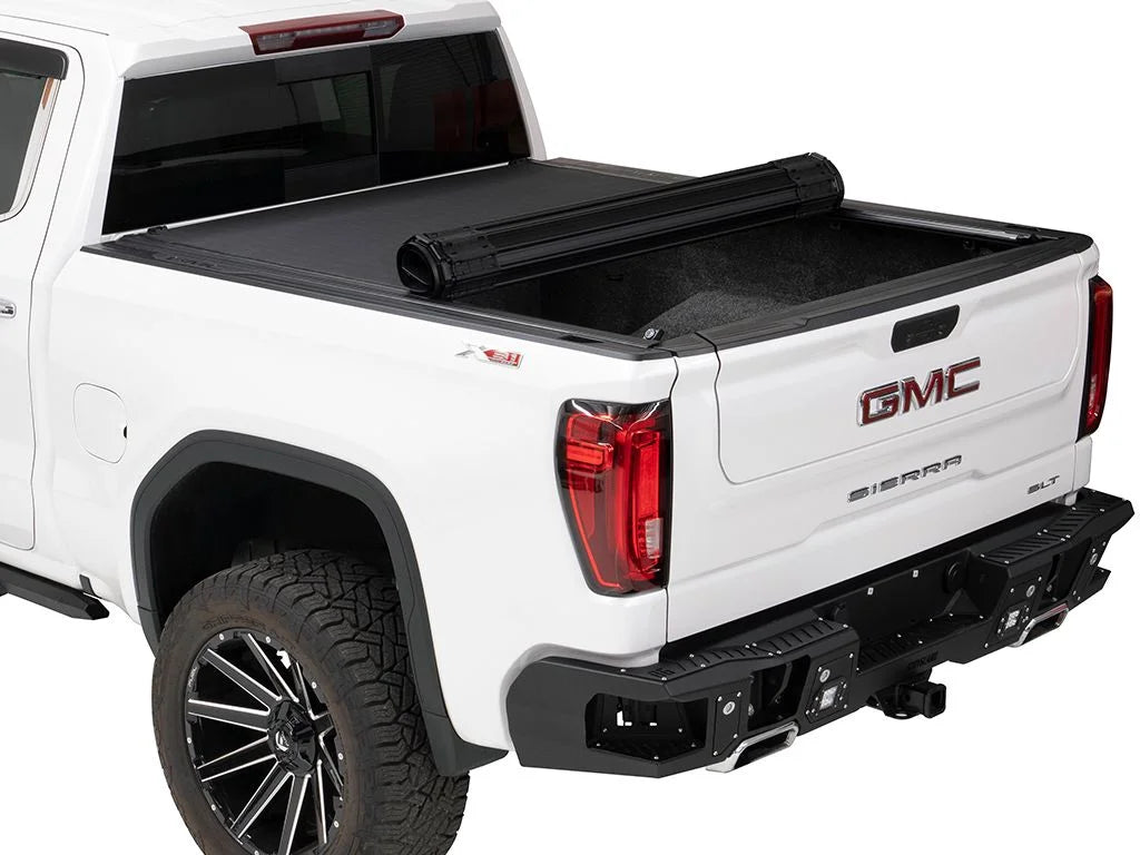 BAK by RealTruck Revolver X4s Hard Rolling Truck Bed Tonneau Cover | 80135 | Compatible with 2019 - 2023 Chevy/GMC Sizeilverado/Sizeierra (Carbon Pro Bed) 5' 9" Bed (68")