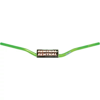 Renthal 1 1/8" FatBar Ricky Carmichael High Bend Green for Husqvarna TE 511 2011-2013