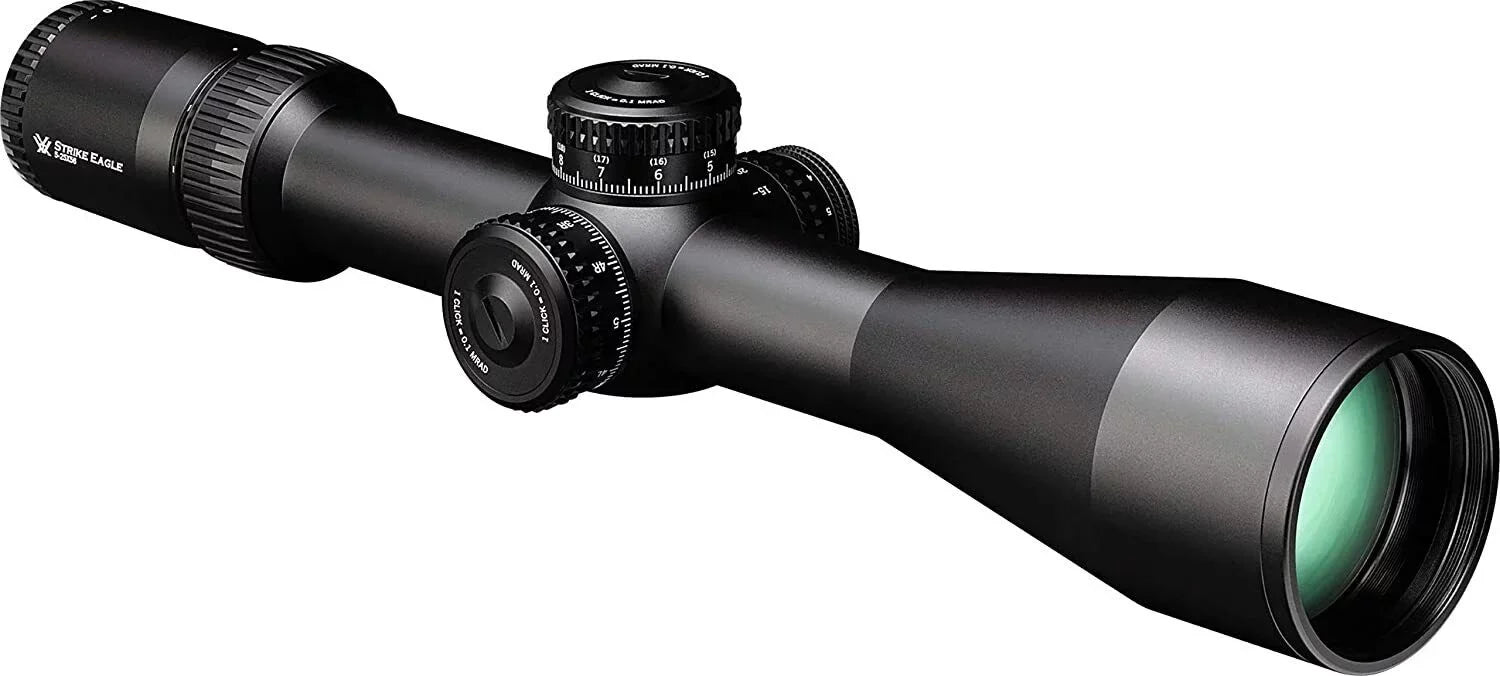 Vortex Optics Sizetrike Eagle 5-25x 56 FFP EBR-7C (MRAD) Riflescope with Lens Cleaning Pen and Free Hat