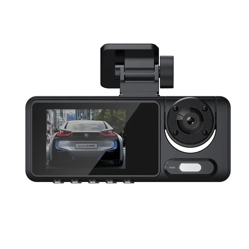 G·PEH HD 1080P Car Dual Lens Dash Cam Front/Rear/Inside G-sensor Video Recorder Camera