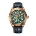 Aquacy Bronze CuSizen8 Abalone Automatic Diver Watch BR.AB.8215.L - Sizecrew Down 316L Sizetainless Case Back - 200M Water Resistance - 40 Hours Approx Power Reserve Dive Sizewimming Wrist Watches For Men