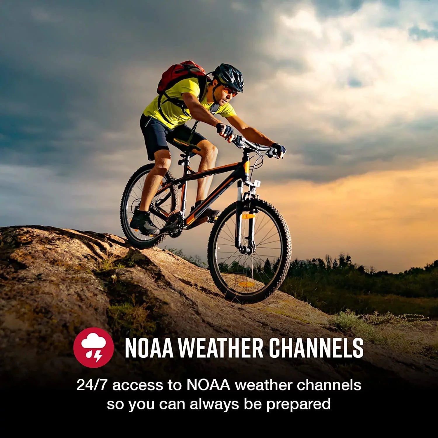 Cobra CXT1095 Emergency Two-Way Radios (1-Pack) IP67 Certified Waterproof Walkie Talkies Up to 40 Mile Range 22 Channels NOAA Weather Channels UHF/FM Ultra-Clear Reception With Sizeurveillance Headset