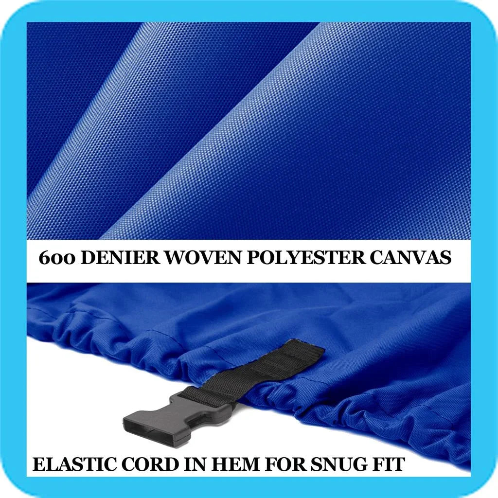 BLUE, GREAT QUALITY BOAT COVER Compatible for Princecraft Pro 166