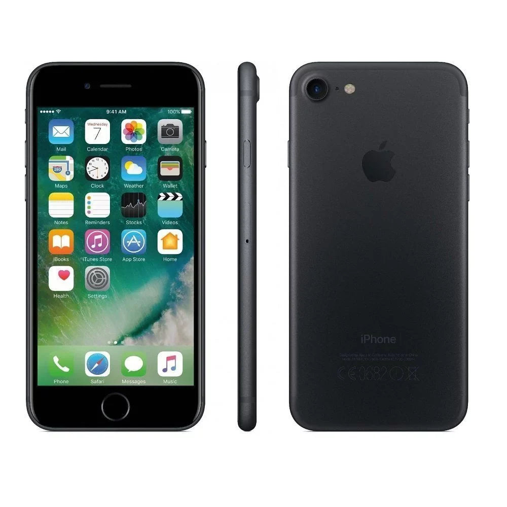 Restored Apple iPhone 7 128GB, Black - Unlocked GSizeM (Refurbished)