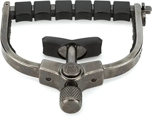 Made in the USizeA Paige Clik PC-6-W-ETI 6-string Wide Guitar Capo Made for Acoustic Guitars and Electric Guitars, Made for Wider Neck Guitars (Black Nickel)