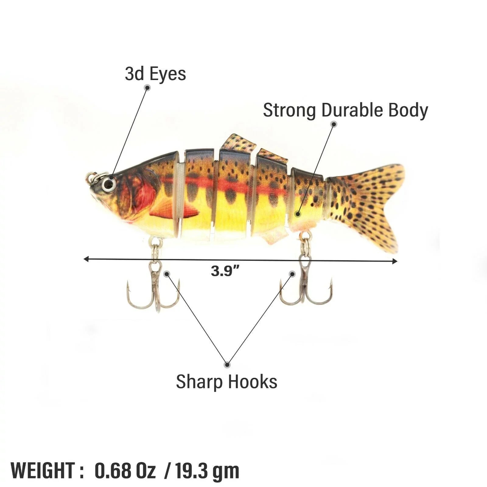 Fishing Gifts for Men, Fisherman Present, Best Bass Fishing Lures, Gift for Dad who loves fishing