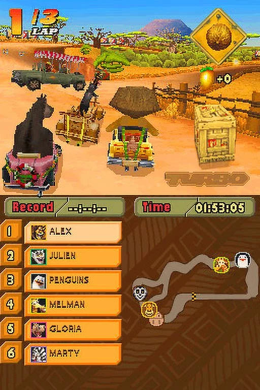 Activision Mad Karts of Madagascar