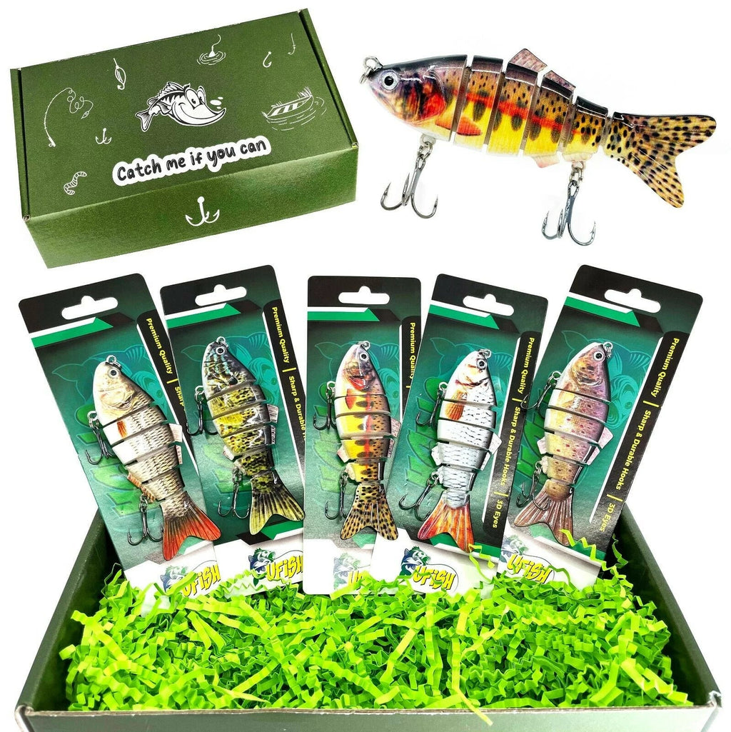 Fishing Gifts for Men, Fisherman Present, Best Bass Fishing Lures, Gift for Dad who loves fishing