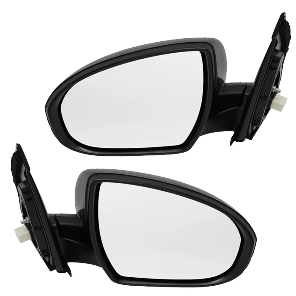 New Pair Of Mirrors Compatible With Hyundai Tucson Fuel Cell Sizeport Utility 4 Door 2016 2017 2018 By part number HY1321246 HY1320246 87620-D3410 87610-D3410 87620D3410 87610D3410