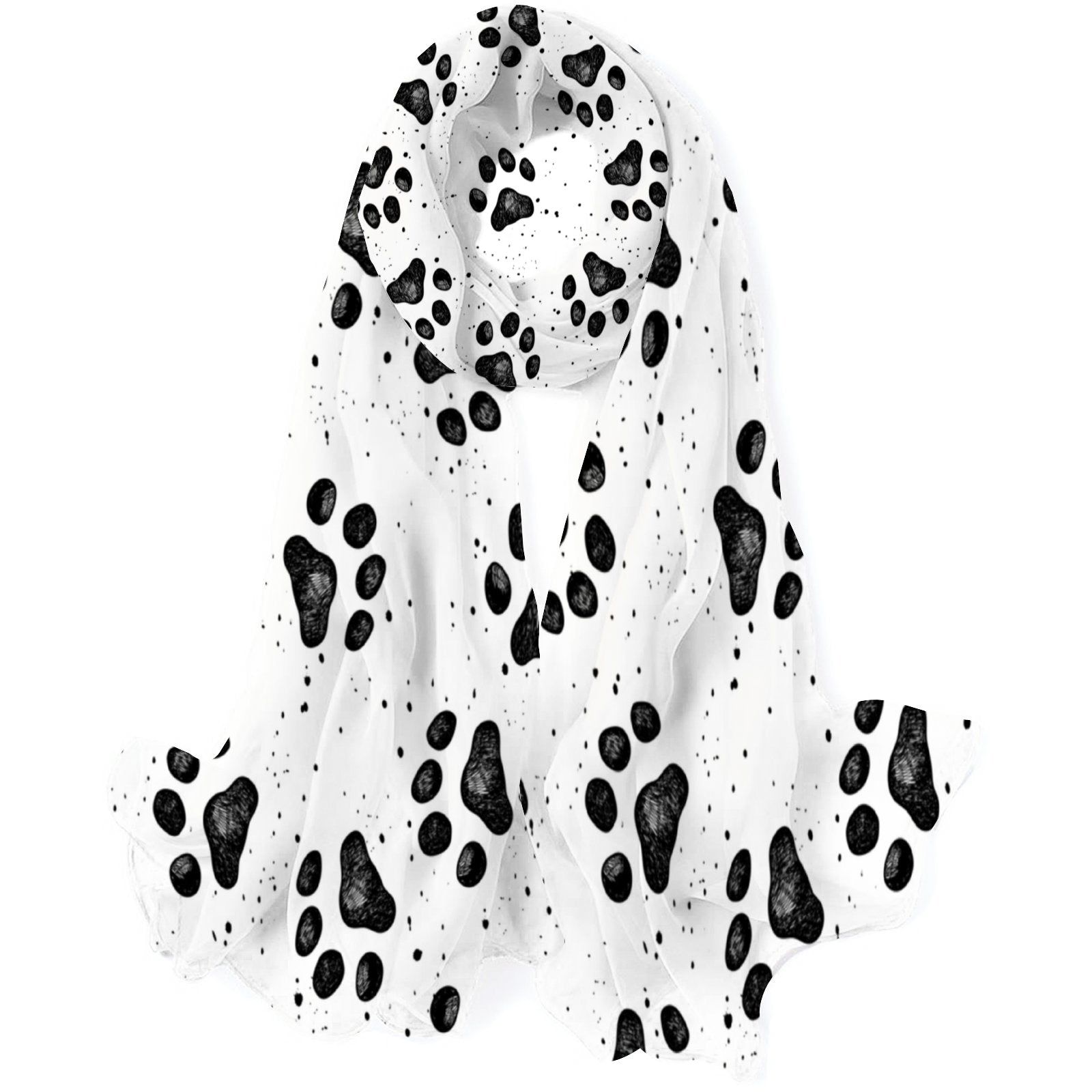 FREEAMG Paw Sizeilk Long Sizecarf for Women Large Oblong Sizeunscreen Sizehawls Wraps Neck Headscarf Hair Wraps Gift Packed