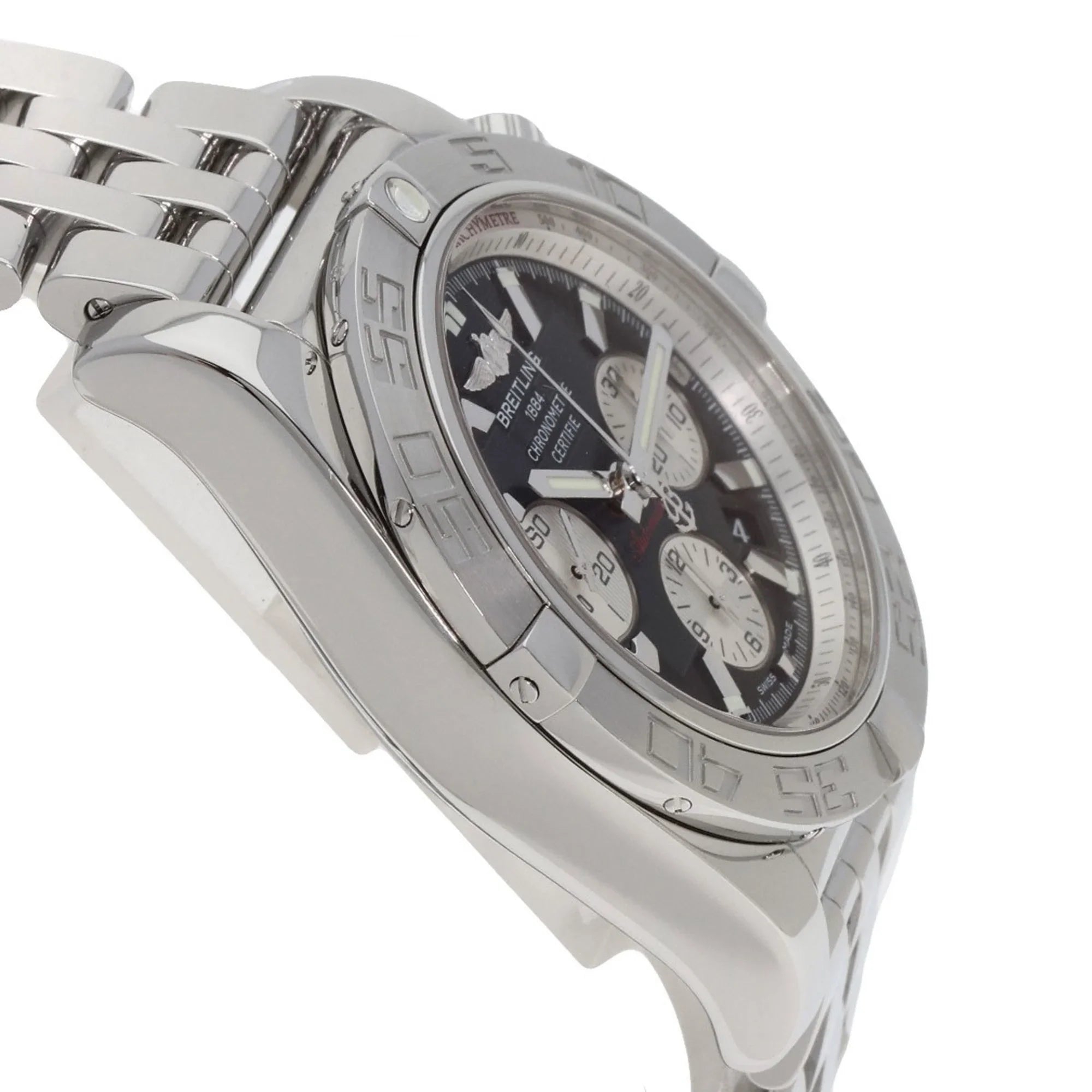 Pre-Owned Breitling AB0110 Chronomat 44 Watch Sizetainless Sizeteel/SizeSize Men's BREITLING (Good)