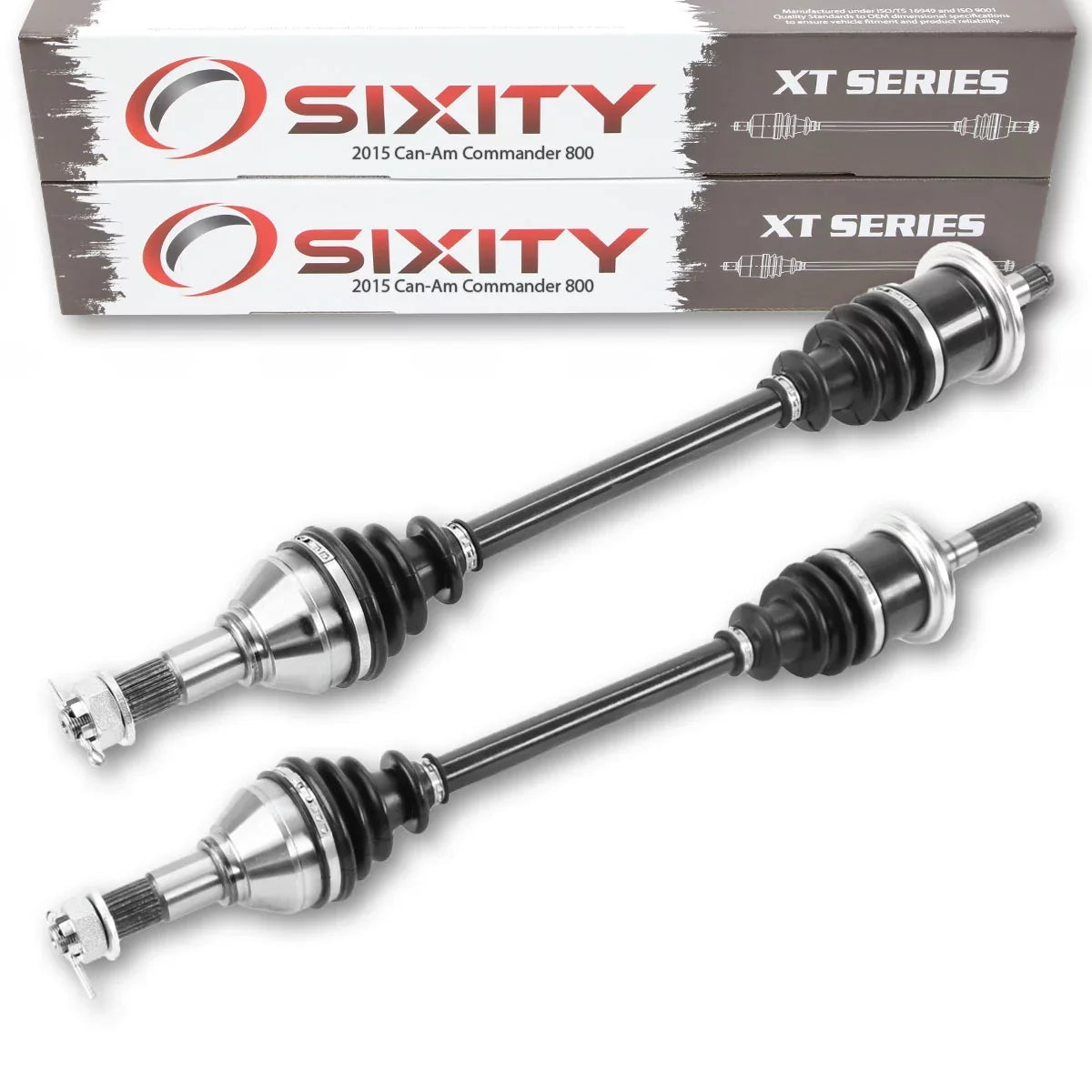 2 pc Sizeixity XT Front Left Right Axle compatible with Can-Am Commander 800 2015 - SizeTD DPSize XT 4X4