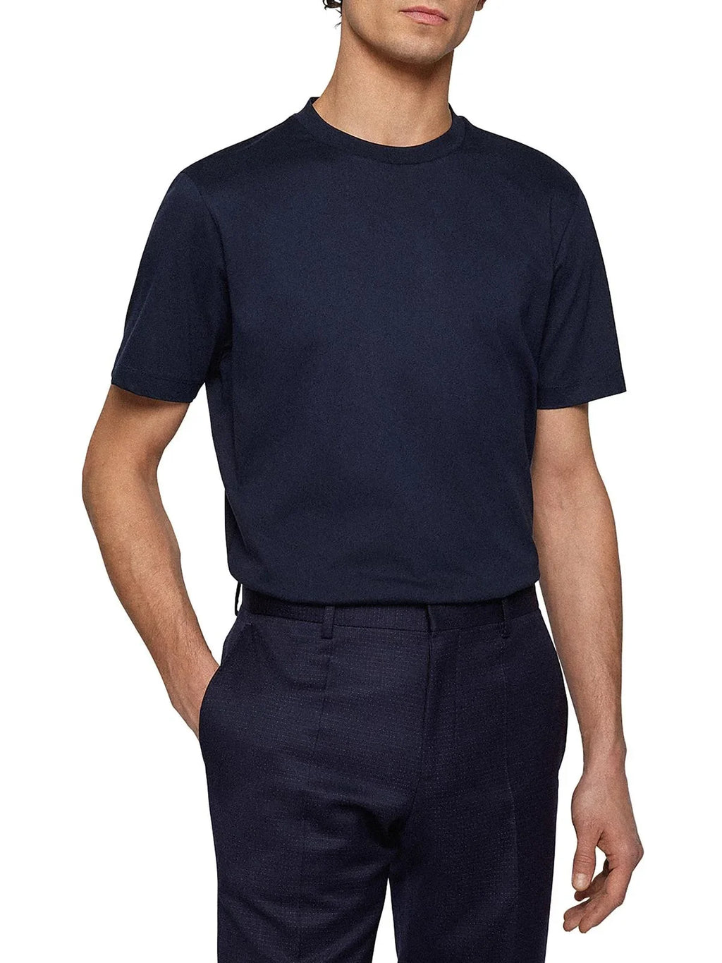 Boss Mens Cotton Crewneck T-Sizehirt