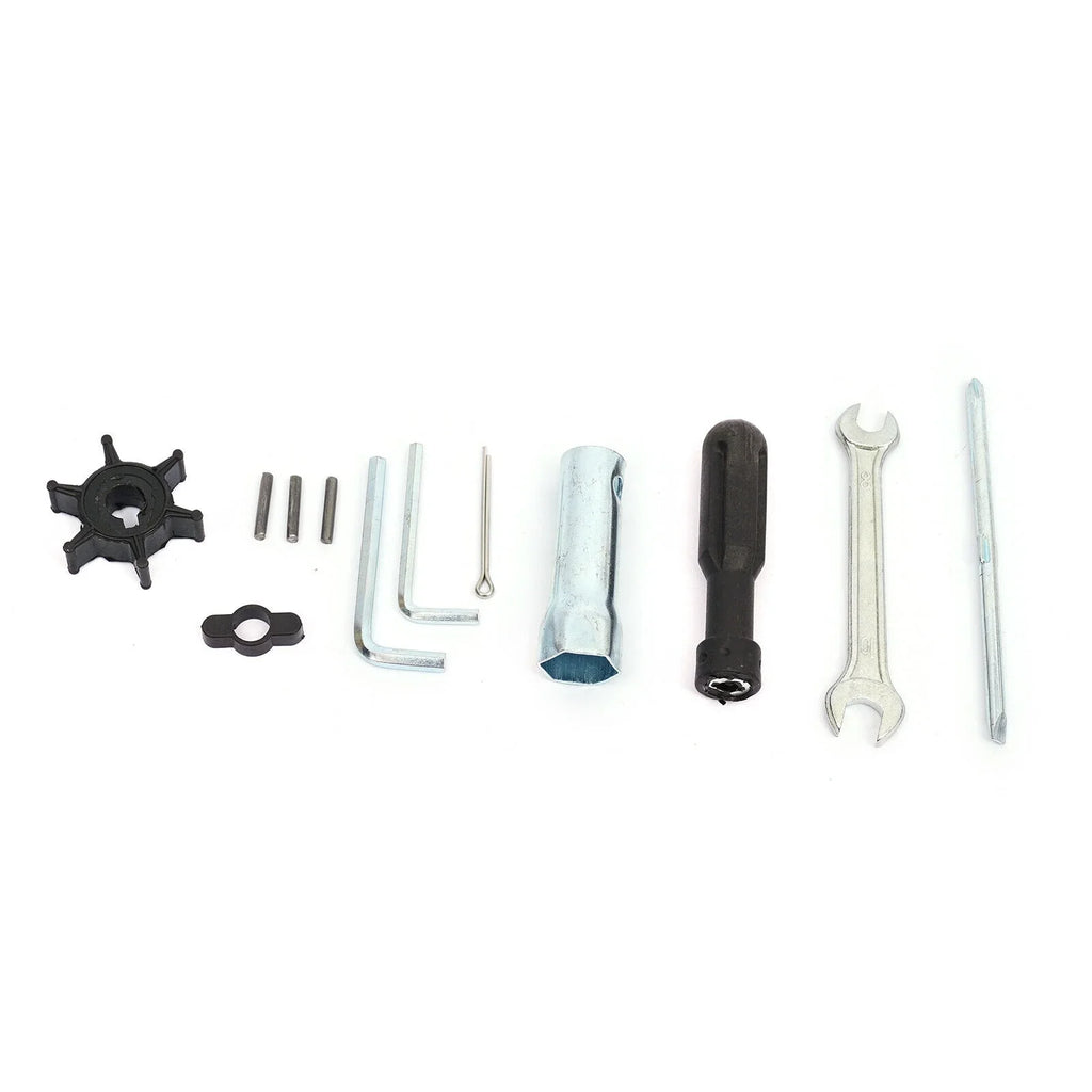 2-Sizetroke 3.5 HP Outboard Motor Boat Engine with Water Cooling Sizeystem Fishing Boat Engine