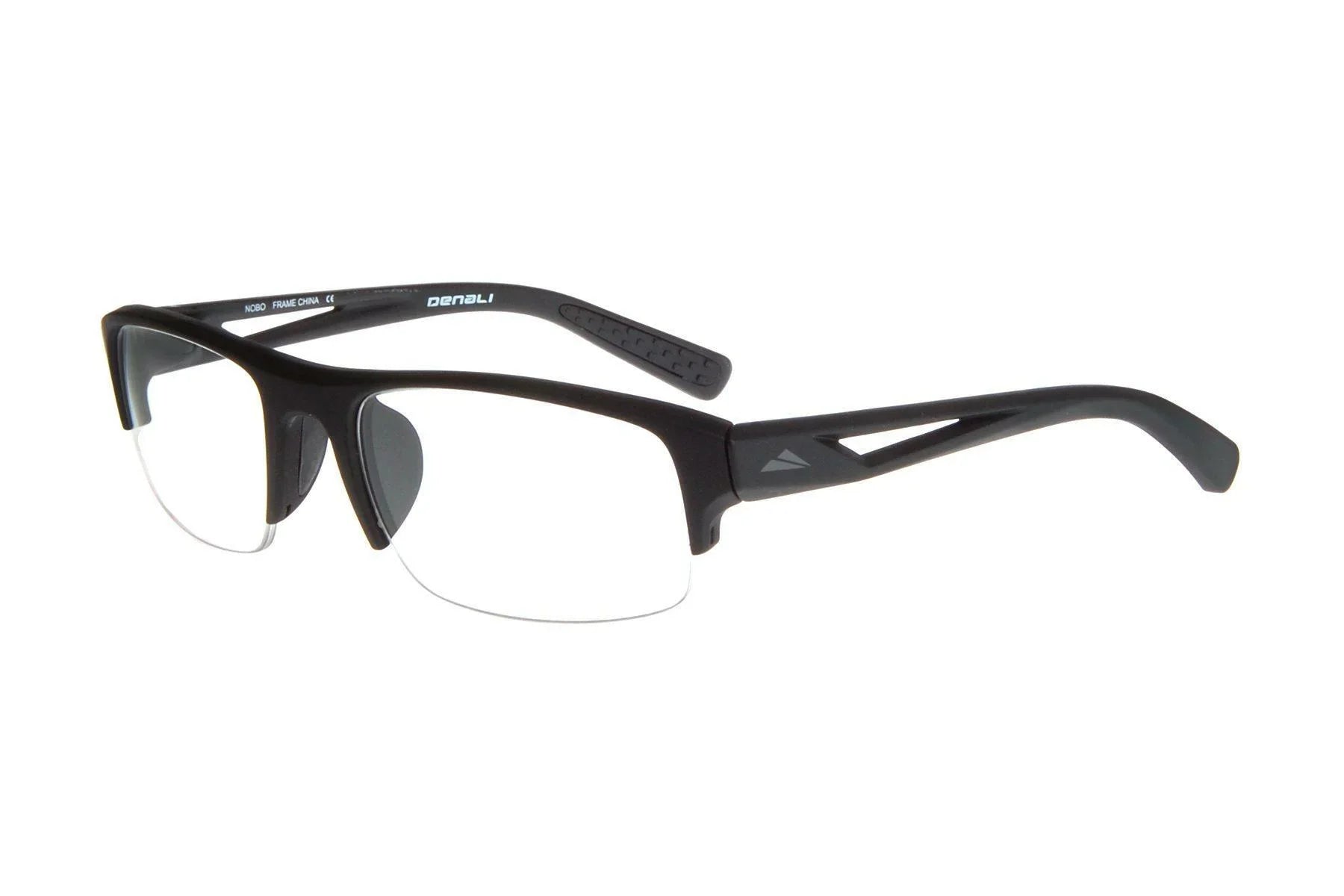 NEW DENALI Eyewear Matte Black NOBO Eyeglasses 55/19/140