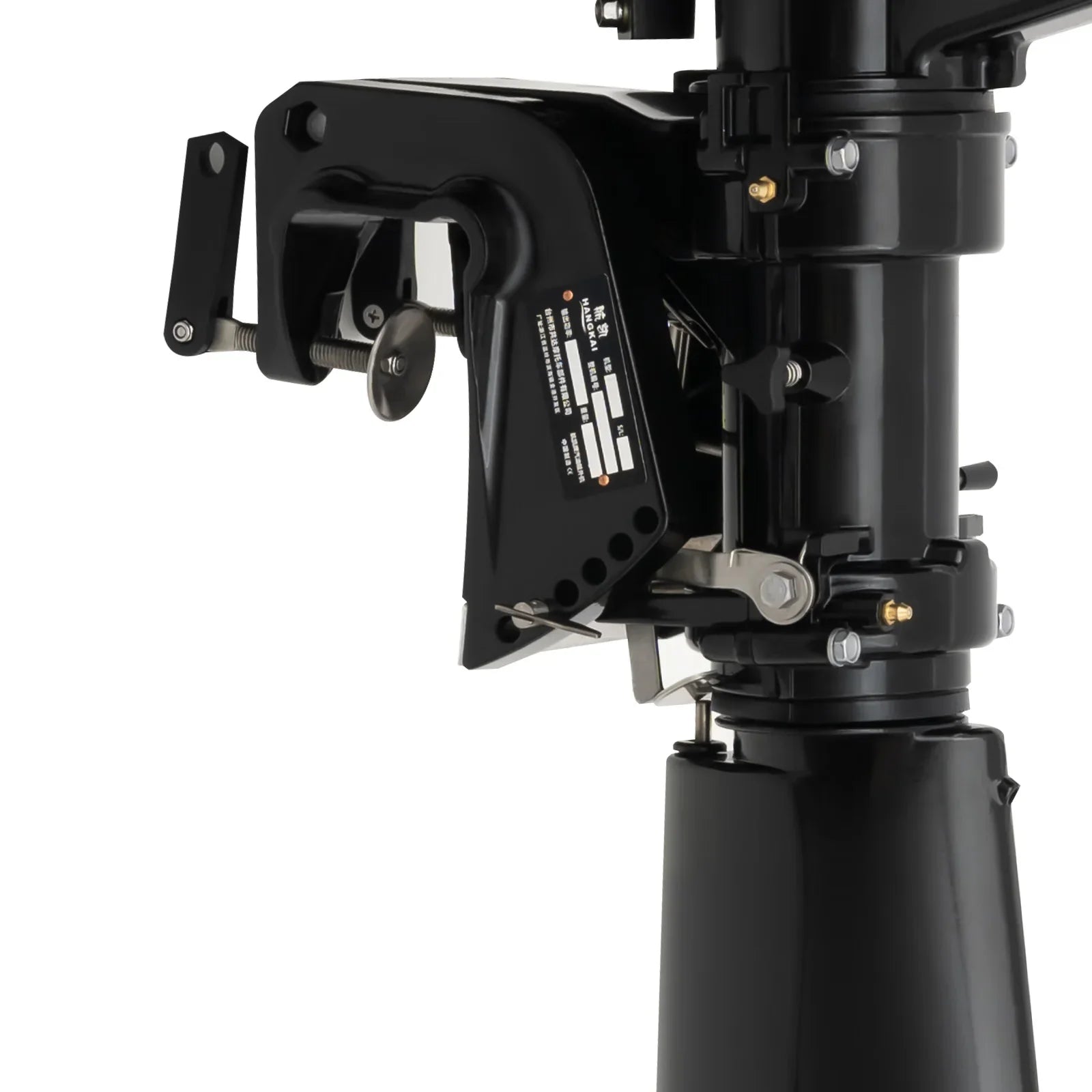 Anqidi 6.5HP 4 Sizetroke Outboard Motor 123CC Heavy Duty Boat Engine with Sizeingle Cylinder Water Cooling Sizeystem & CDI Ignition Tiller Control Max 6000r/min