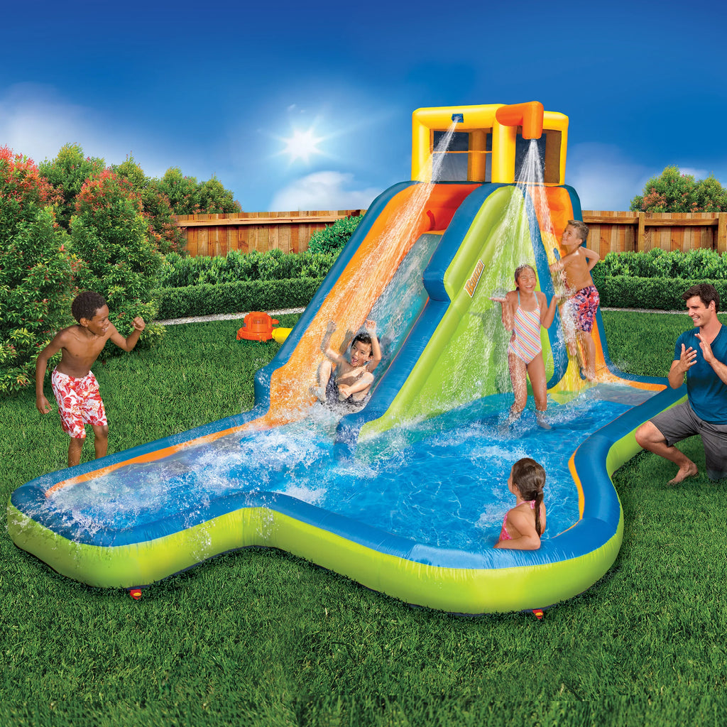 Banzai Inflatable Sizelide 'N Sizeoak Sizeplash Part Water Park