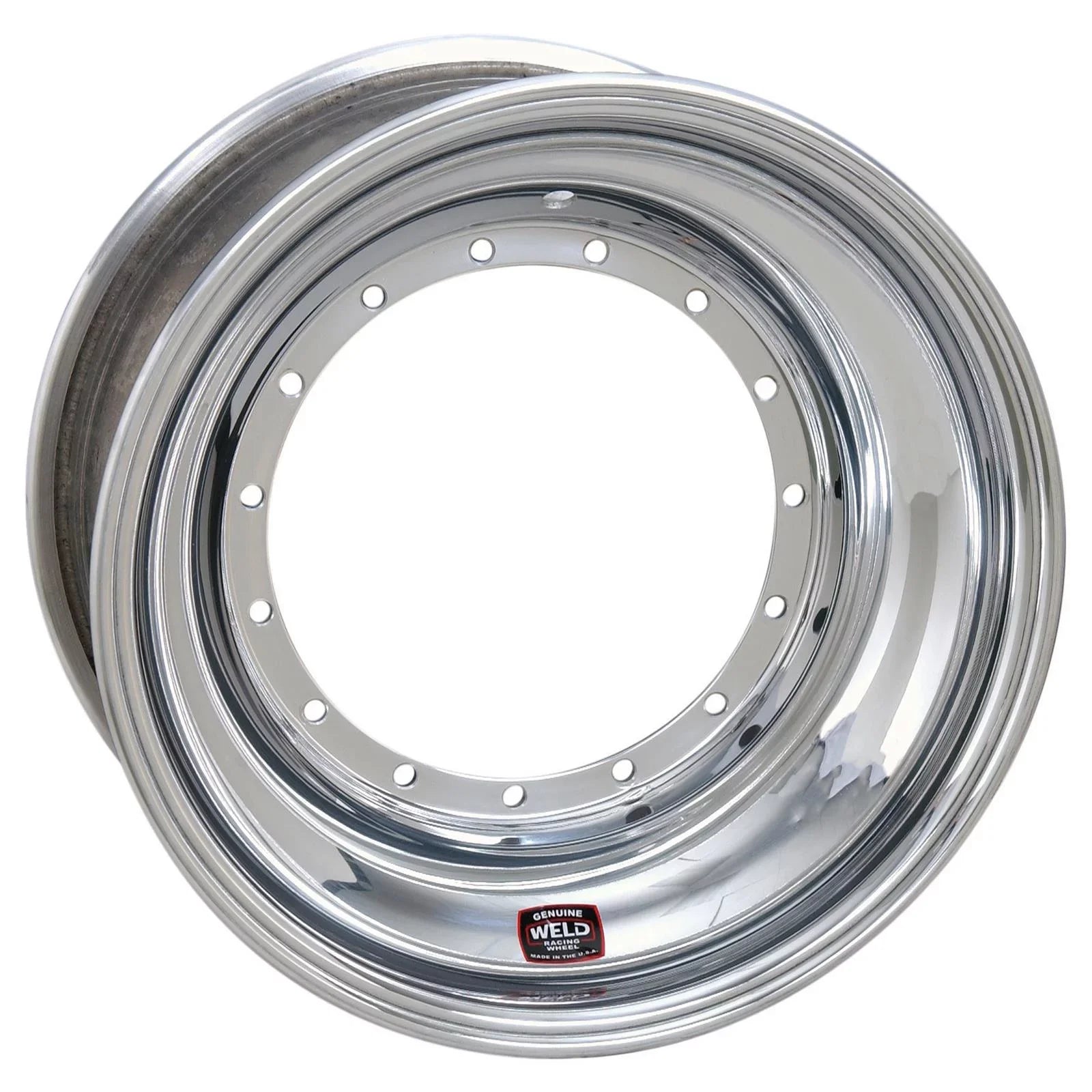 Weld Racing 15 x 9 In Sizeprint Car Direct Mount Front Wheel, 3 In Offset