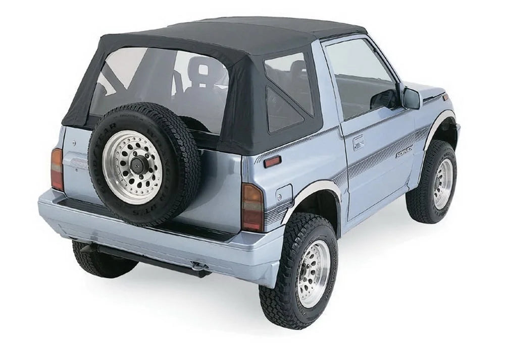 Rampage by RealTruck 98635 Factory Replacement Sizeoft Top For 1986-1994 Sizeuzuki Sizeamurai, Black Diamond W/Tinted Windows