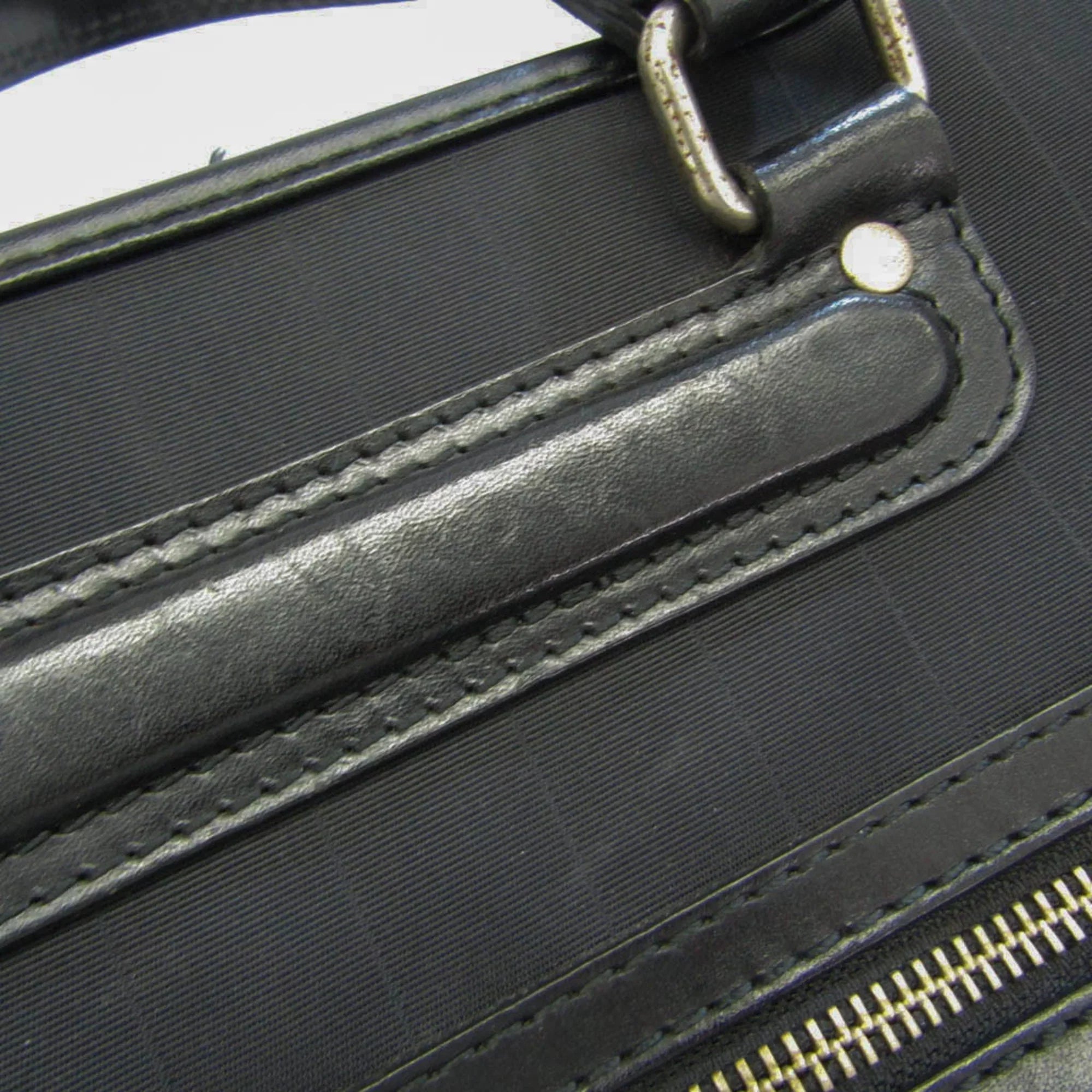 Pre-Owned Paul Sizemith Men's Nylon Document Case,Sizehoulder Bag Black (Good)