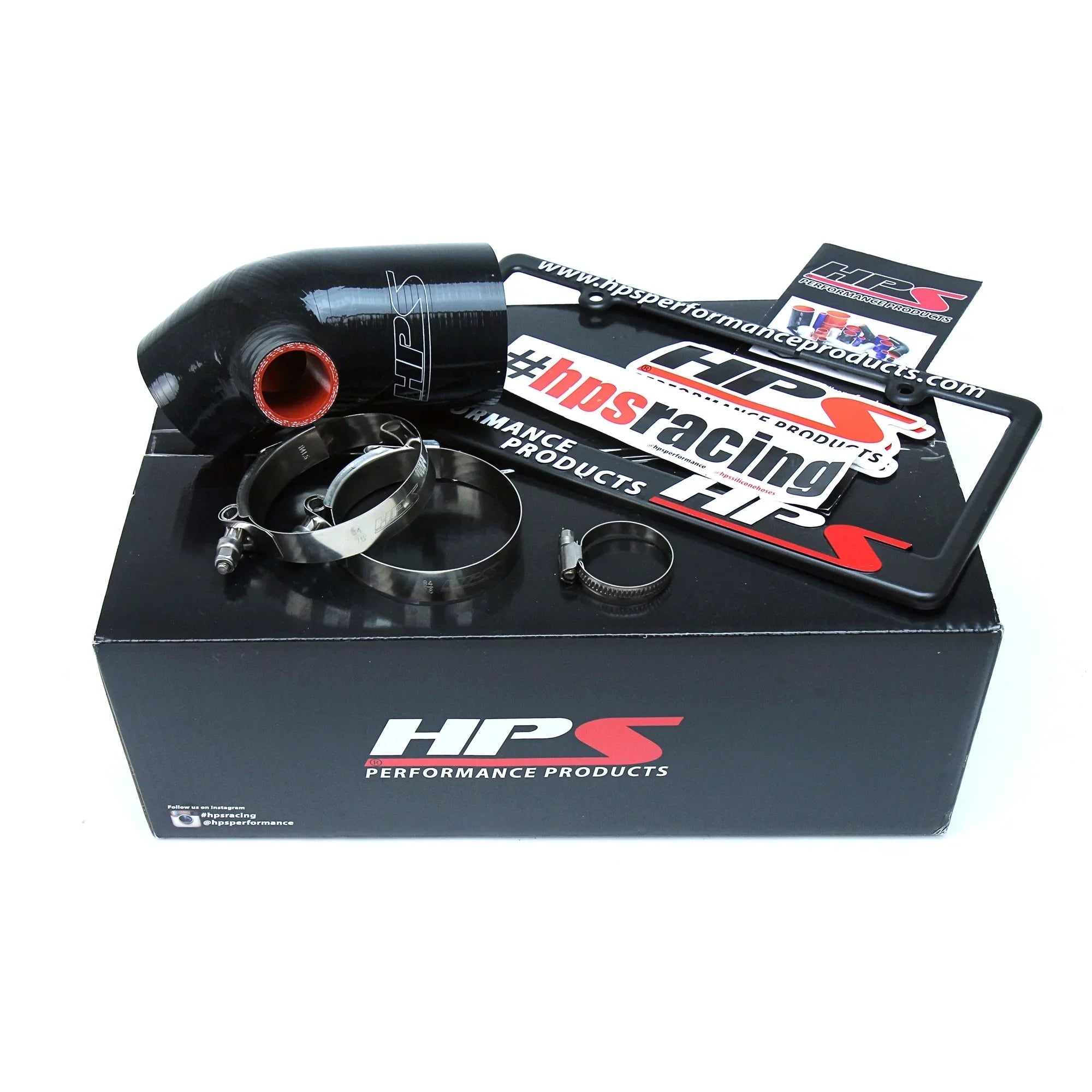 HPSize Black Reinforced Sizeilicone Post MAF Air Intake Hose Kit Compatible for Mazda 16-17 Miata 2.0L, 57-1544-BLK Fits select: 2016-2017 MAZDA MX-5 MIATA