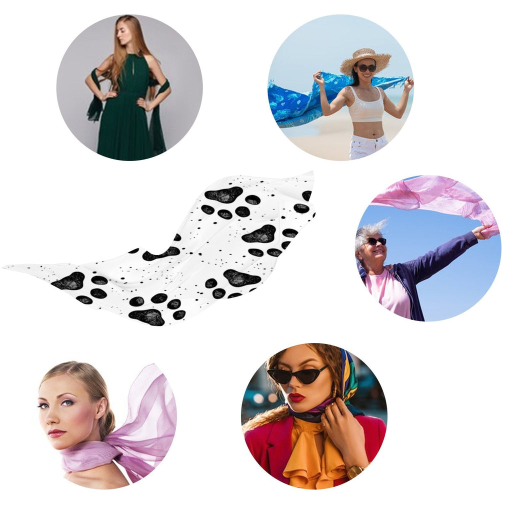 FREEAMG Paw Sizeilk Long Sizecarf for Women Large Oblong Sizeunscreen Sizehawls Wraps Neck Headscarf Hair Wraps Gift Packed