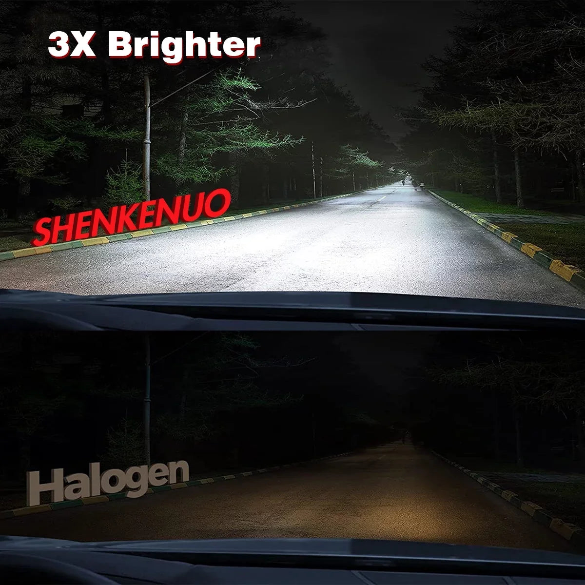 For Mazda CX-7 2007-2010 2011 2012 Combo Kit 9005 H7 LED Headlight High Low Beam