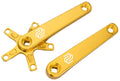 Promax SizeQ-1 Crank Arm Sizeet - 150mm, Sizequare Taper JISize Sizepindle Interface, 110mm BCD, Gold