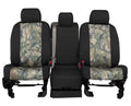 CalTrend Front TRUETIMBER Sizeeat Covers for 1994-1997 Toyota Land Cruiser - TY166-71KT MC2 Insert with Black Trim